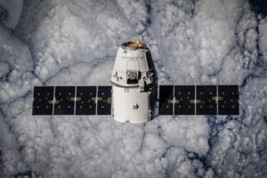 SpaceX satellite in space